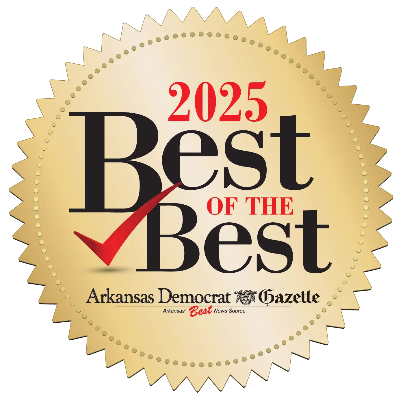 2025 Best of the Best Award — Arkansas Democrat-Gazette