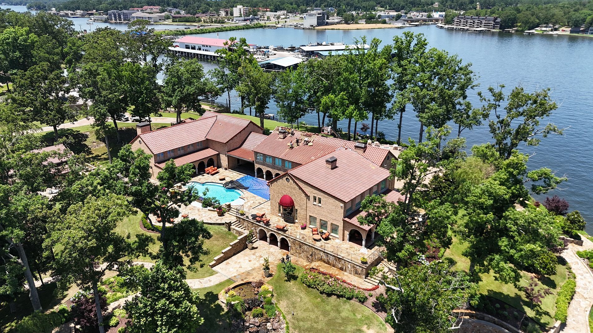Tile roofing project