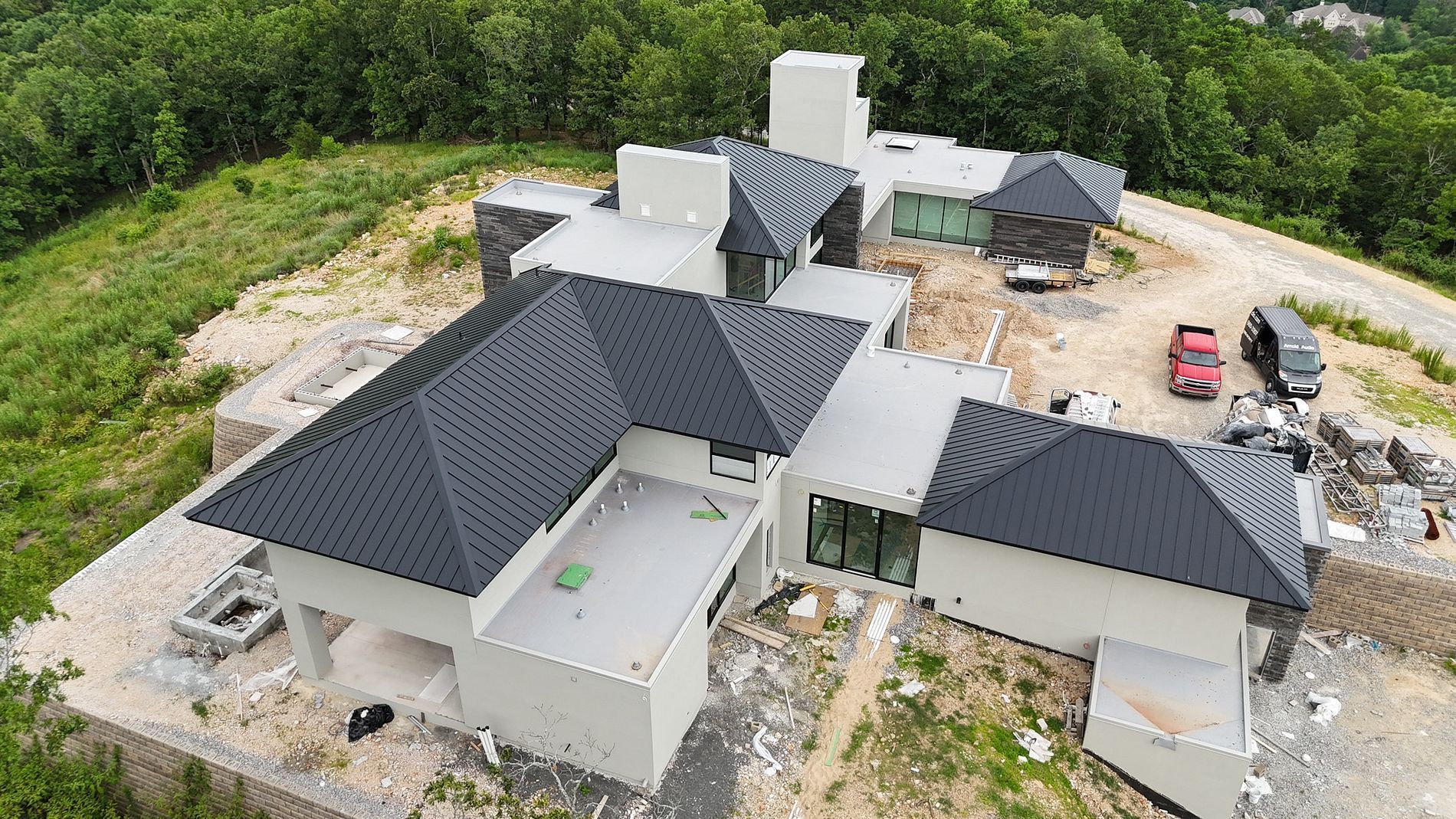 Metal roofing project