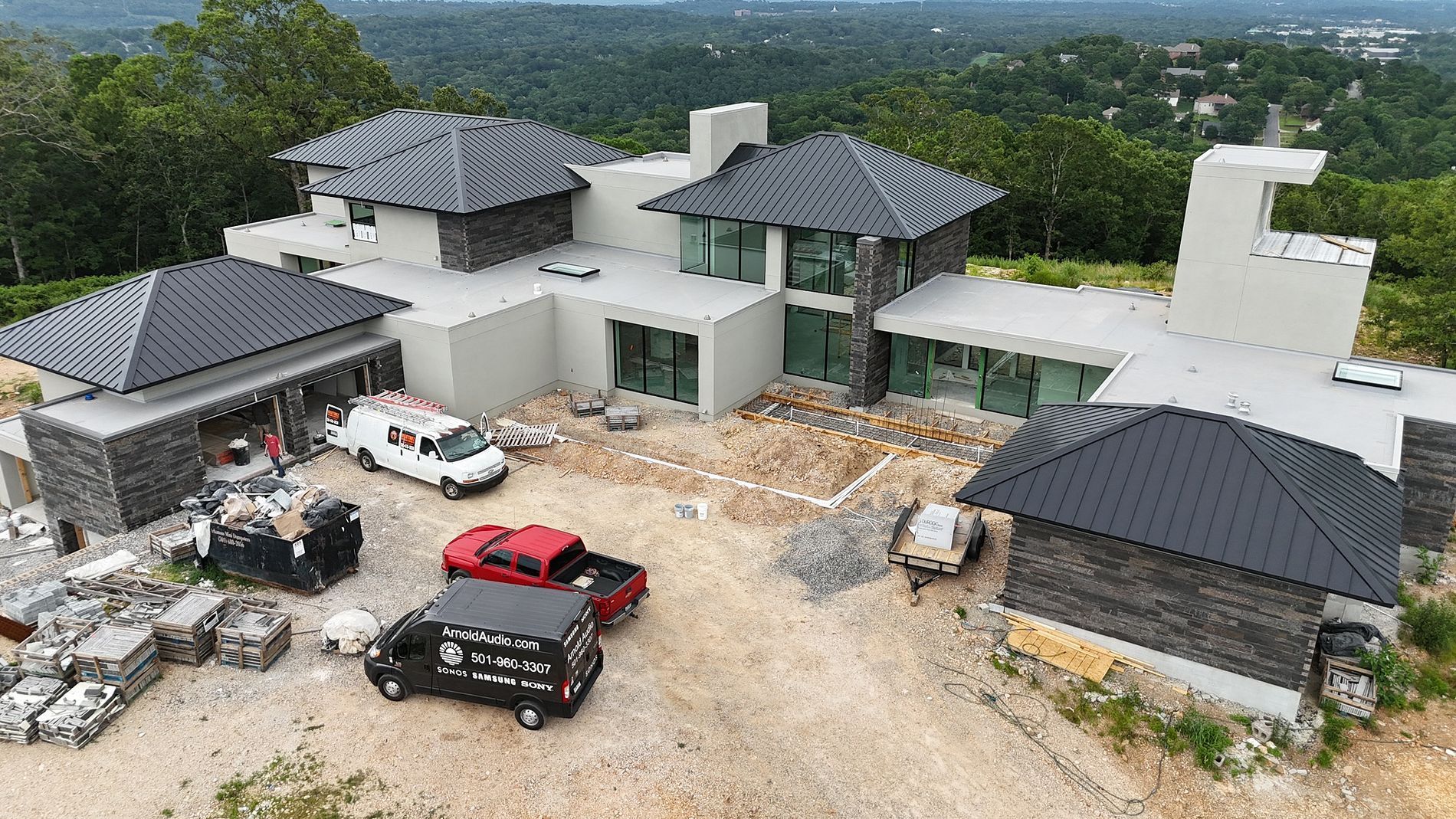 Metal roofing project